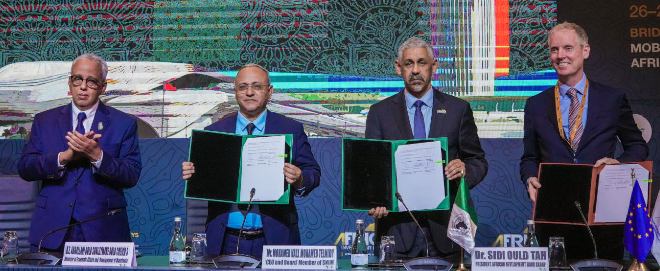 EIB Global and African Development Bank railway corridor investment signing